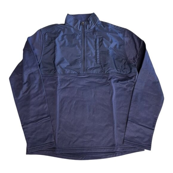 UNTUCKit Mens Ristow Long Sleeve Half Zip Jacket~Size Small~Medival Blue~L11 39 - Picture 3 of 8